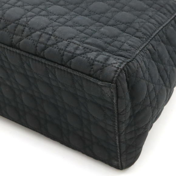 Christian Dior Lady Dior Cannage Nylon Mini Bag Black - Picture 3 of 8